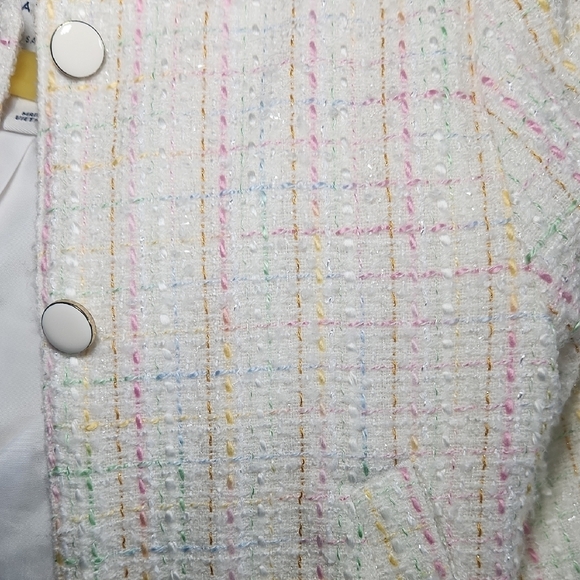 Janie and Jack Pastel Tweed Kids Blazer - Picture 4 of 5